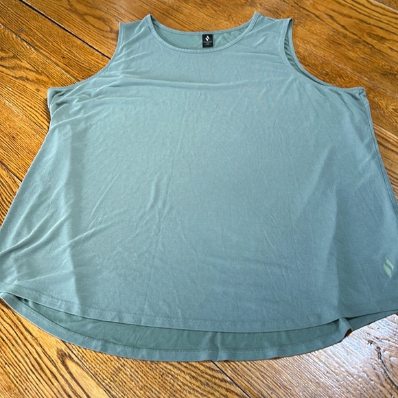 Skechers sage green tank style top. Size 3XL. - Picture 1 of 9